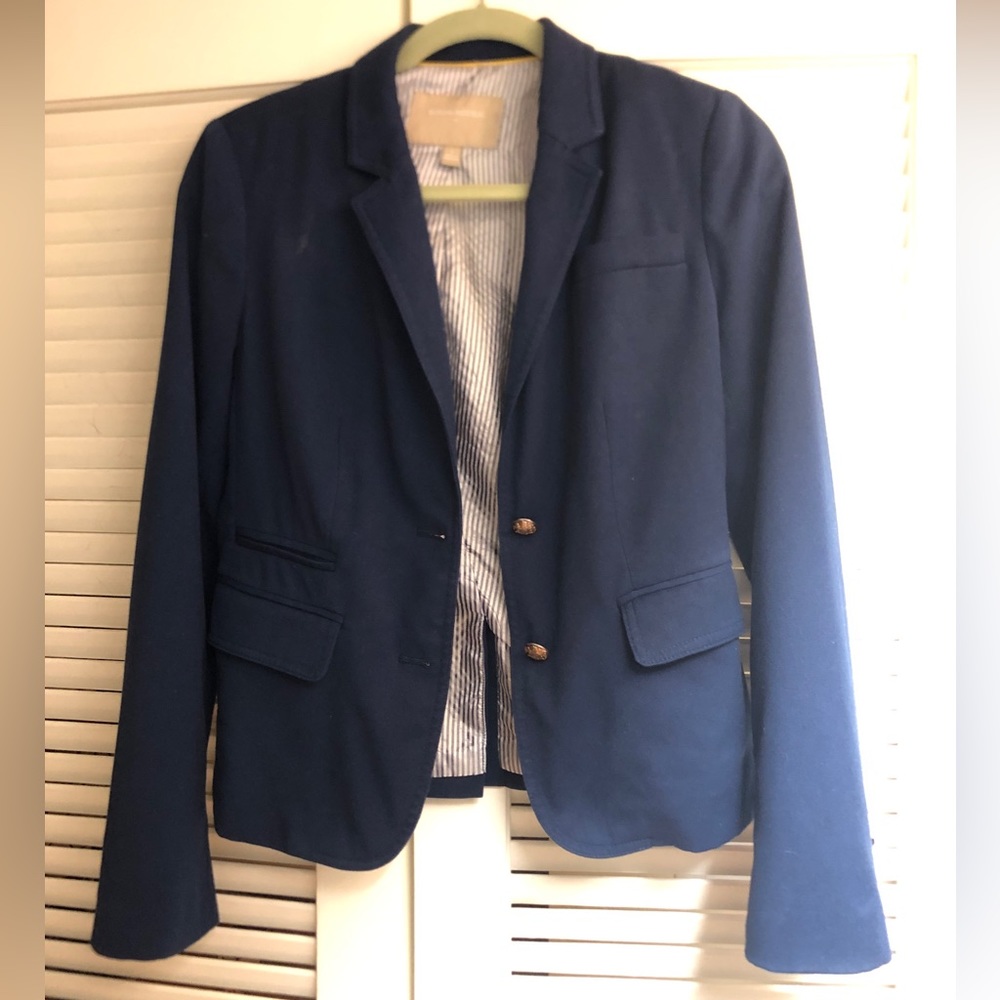 Banana Republic Navy Blazer Jacket w/ Buttons